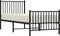 vidaXL - Bedframe - met - hoofd- - en - voeteneinde - metaal - zwart - 75x190 - cm