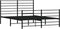 vidaXL - Bedframe - met - hoofd- - en - voeteneinde - metaal - zwart - 120x190 - cm