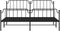 vidaXL - Bedframe - met - hoofd- - en - voeteneinde metaal - zwart - 193x203 - cm