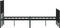 vidaXL - Bedframe - met - hoofd- - en - voeteneinde - metaal - zwart - 140x190 - cm