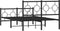 vidaXL - Bedframe - met - hoofd- - en - voeteneinde - metaal - zwart - 120x190 - cm