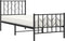 vidaXL - Bedframe - met - hoofd- - en - voeteneinde - metaal - zwart - 80x200 - cm