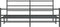 vidaXL - Bedframe - met - hoofd- - en - voeteneinde metaal - zwart - 193x203 - cm