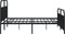 vidaXL - Bedframe - met - hoofd- - en - voeteneinde - metaal - zwart - 193x203 - cm