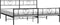 vidaXL - Bedframe - met - hoofd- - en - voeteneinde - metaal - zwart - 183x213 - cm