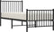 vidaXL - Bedframe - met - hoofd- - en - voeteneinde - metaal - zwart - 80x200 - cm