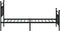 vidaXL - Bedframe - met - hoofd- - en - voeteneinde - metaal - zwart - 80x200 - cm