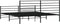 vidaXL - Bedframe - met - hoofd- - en - voeteneinde - metaal - zwart - 183x213 - cm