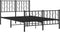 vidaXL - Bedframe - met - hoofd- - en - voeteneinde - metaal - zwart - 120x190 - cm
