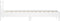 vidaXL - Bedframe - met - hoofdbord - bewerkt - hout - wit - 100x200 - cm