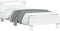 vidaXL - Bedframe - met - hoofdbord - bewerkt - hout - wit - 75x190 - cm