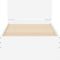 vidaXL - Bedframe - met - hoofdbord - bewerkt - hout - wit - 75x190 - cm