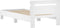 vidaXL - Bedframe - met - hoofdbord - bewerkt - hout - wit - 75x190 - cm