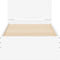 vidaXL - Bedframe - met - hoofdbord - bewerkt - hout - wit - 75x190 - cm