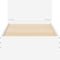 vidaXL - Bedframe - met - hoofdbord - bewerkt - hout - wit - 90x200 - cm