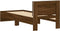 vidaXL - Bedframe - met - hoofdbord - en - LED - bruin - eikenkleur - 75x190 - cm