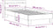 vidaXL - Bedframe - met - hoofdbord - en - LED - gerookt - eikenkleurig - 90x200 - cm