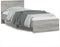 vidaXL - Bedframe - met - hoofdbord - en - LED - grijs - sonoma - eikenkleur - 75x190 - cm