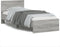 vidaXL - Bedframe - met - hoofdbord - en - LED - grijs - sonoma - eikenkleur - 90x190 - cm