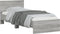 vidaXL - Bedframe - met - hoofdbord - en - LED - grijs - sonoma - eikenkleur - 90x190 - cm