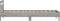 vidaXL - Bedframe - met - hoofdbord - en - LED - grijs - sonoma - eikenkleur - 90x200 - cm