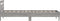 vidaXL - Bedframe - met - hoofdbord - en - LED - grijs - sonoma - eiken - 100x200 - cm