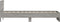 vidaXL - Bedframe - met - hoofdbord - en - LED - grijs - sonoma - eikenkleur - 75x190 - cm