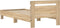 vidaXL - Bedframe - met - hoofdbord - en - LED - sonoma - eikenkleurig - 90x200 - cm