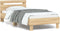 vidaXL - Bedframe - met - hoofdbord - en - LED - sonoma - eikenkleurig - 90x190 - cm