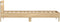 vidaXL - Bedframe - met - hoofdbord - en - LED - sonoma - eikenkleurig - 75x190 - cm