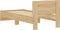 vidaXL - Bedframe - met - hoofdbord - en - LED - sonoma - eikenkleurig - 90x190 - cm