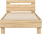 vidaXL - Bedframe - met - hoofdbord - en - LED - sonoma - eikenkleurig - 90x200 - cm