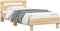 vidaXL - Bedframe - met - hoofdbord - en - LED - sonoma - eikenkleurig - 90x190 - cm