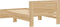 vidaXL - Bedframe - met - hoofdbord - en - LED - sonoma - eikenkleurig - 100x200 - cm