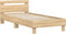 vidaXL - Bedframe - met - hoofdbord - en - LED - sonoma - eikenkleurig - 90x190 - cm