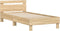 vidaXL - Bedframe - met - hoofdbord - en - LED - sonoma - eikenkleurig - 100x200 - cm
