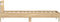vidaXL - Bedframe - met - hoofdbord - en - LED - sonoma - eikenkleurig - 90x200 - cm
