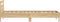 vidaXL - Bedframe - met - hoofdbord - en - LED - sonoma - eikenkleurig - 100x200 - cm