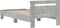 vidaXL - Bedframe - met - hoofdbord - en - LED-verlichting - betongrijs - 90x200 - cm