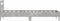 vidaXL - Bedframe - met - hoofdbord - en - LED-verlichting - betongrijs - 100x200 - cm