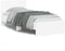 vidaXL - Bedframe - met - hoofdbord - en - LED-verlichting - wit - 90x200 - cm
