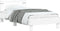 vidaXL - Bedframe - met - hoofdbord - en - LED-verlichting - wit - 100x200 - cm