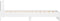 vidaXL - Bedframe - met - hoofdbord - en - LED-verlichting - wit - 100x200 - cm