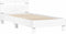 vidaXL - Bedframe - met - hoofdbord - en - LED-verlichting - wit - 100x200 - cm