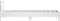 vidaXL - Bedframe - met - hoofdbord - en - LED-verlichting - wit - 90x200 - cm