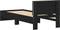 vidaXL - Bedframe - met - hoofdbord - en - LED-verlichting - zwart - 90x190 - cm