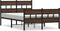 vidaXL - Bedframe - met - hoofdbord - en - voetbord - zonder - matras - 120x190 - cm