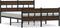 vidaXL - Bedframe - met - hoofdbord - en - voetbord - zonder - matras - 140x190 - cm