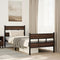vidaXL - Bedframe - met - hoofdbord - en - voetbord - zonder - matras - 100x200 - cm