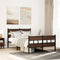 vidaXL - Bedframe - met - hoofdbord - en - voetbord - zonder - matras - 120x190 - cm